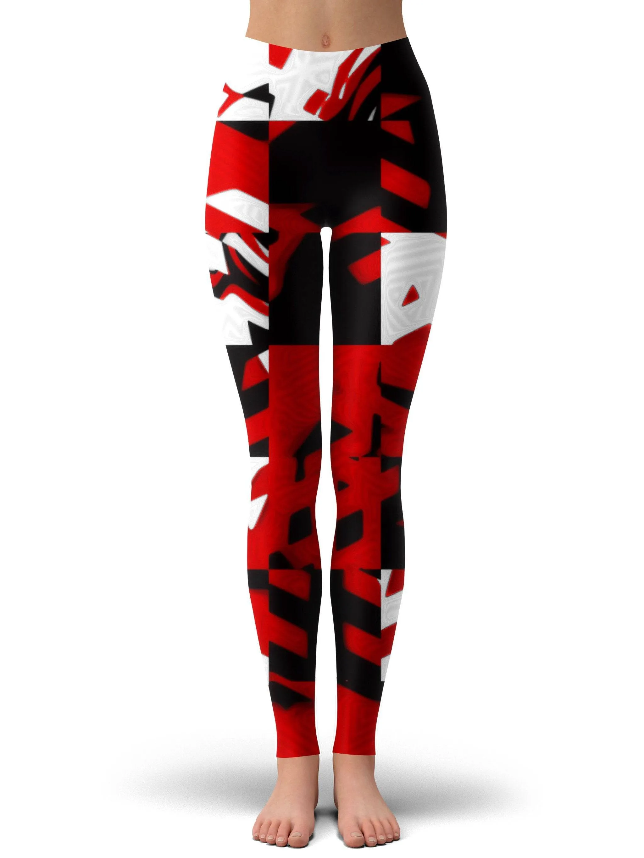 Red Digital Leggings sold by iEDM
