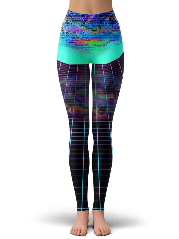 Psychedelic Outrun Leggings sold by iEDM