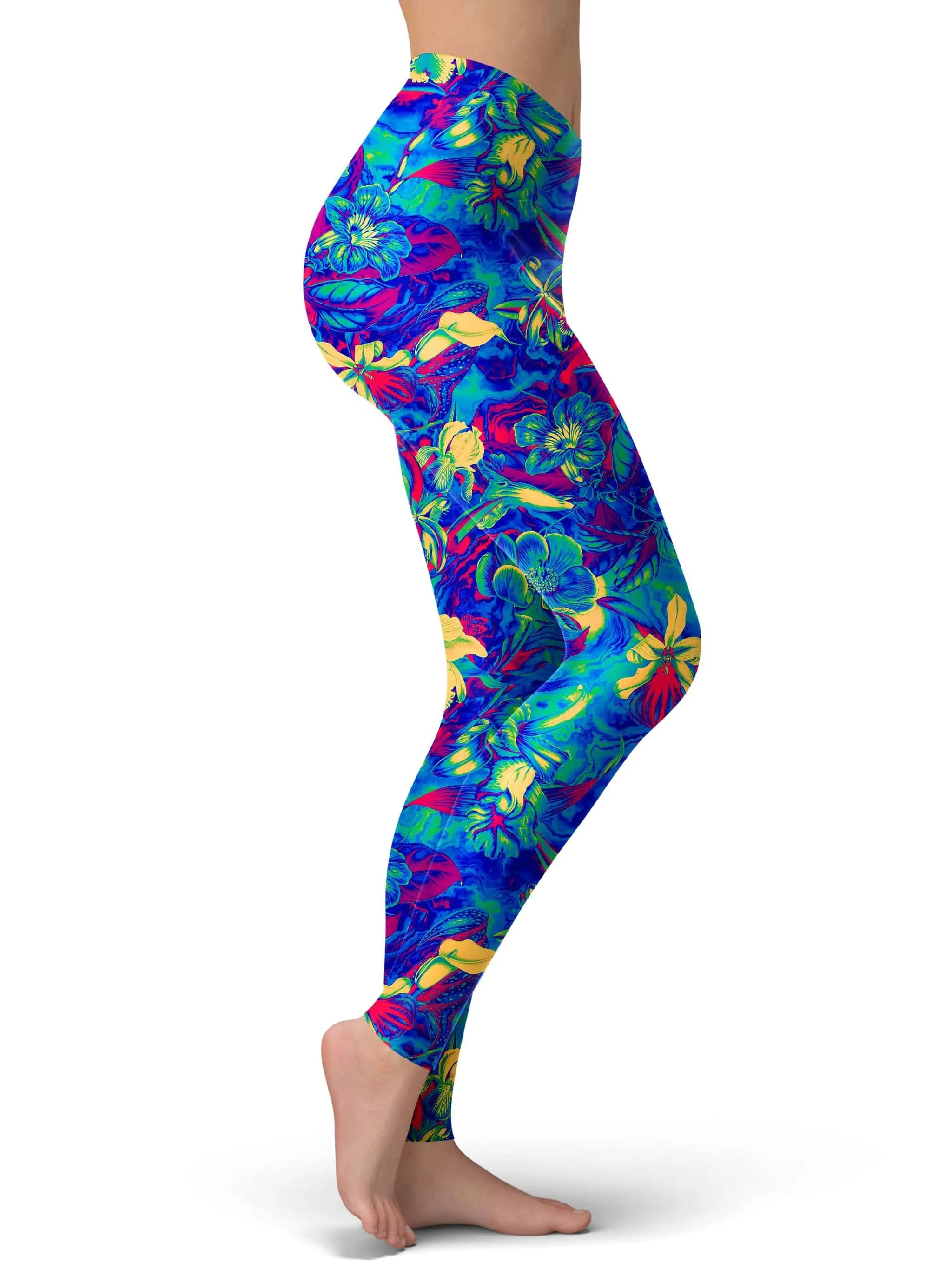 Poisonous Flowers Leggings sold by iEDM product image thumbnail 2