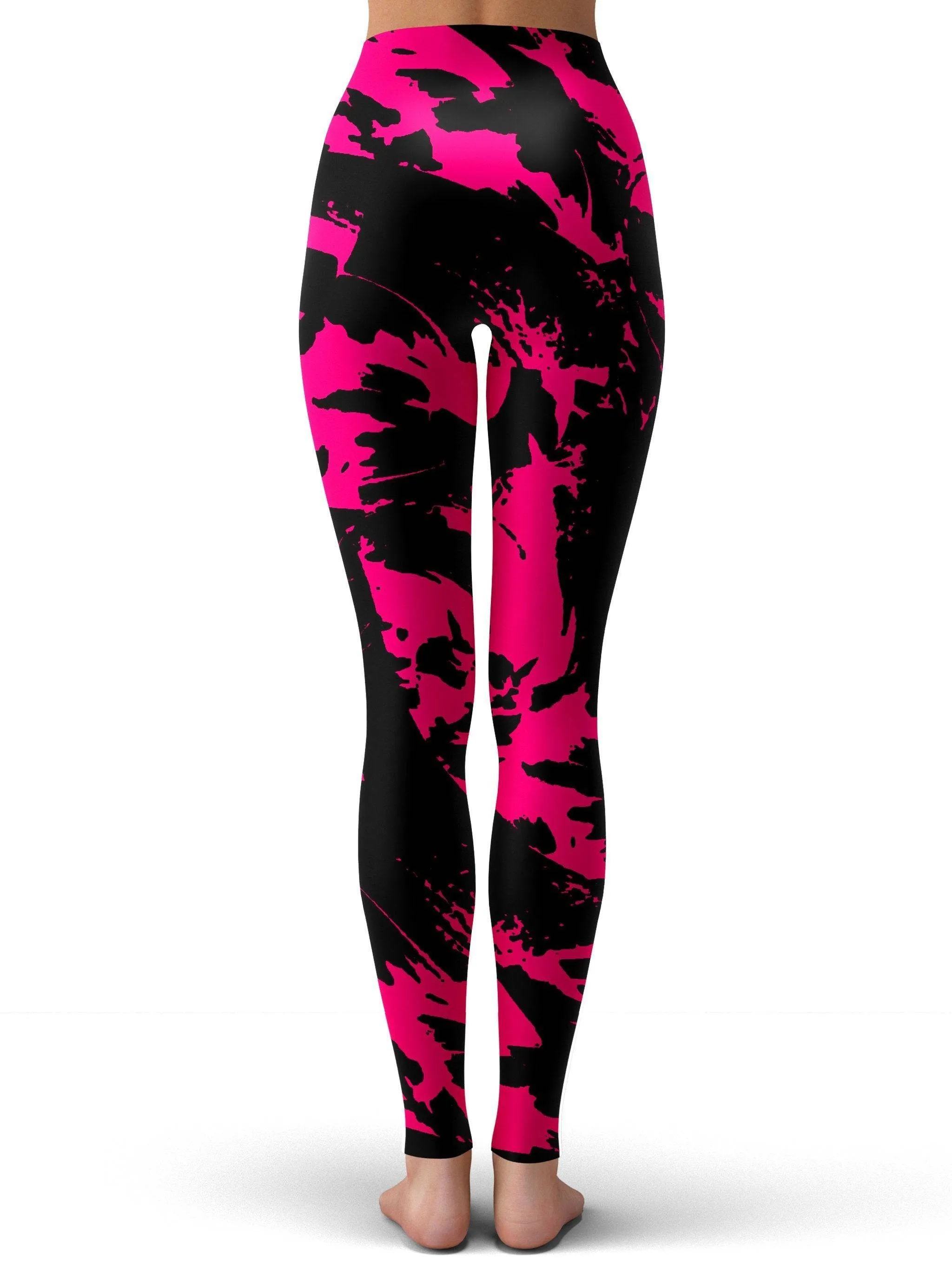 Pink Swirl Leggings sold by iEDM product image thumbnail 3