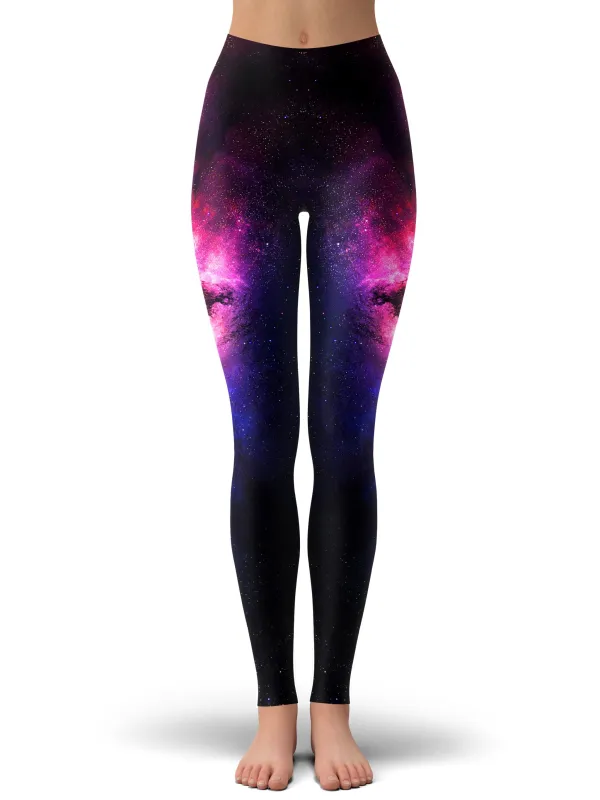 Purple Galaxy Leggings made by iEDM