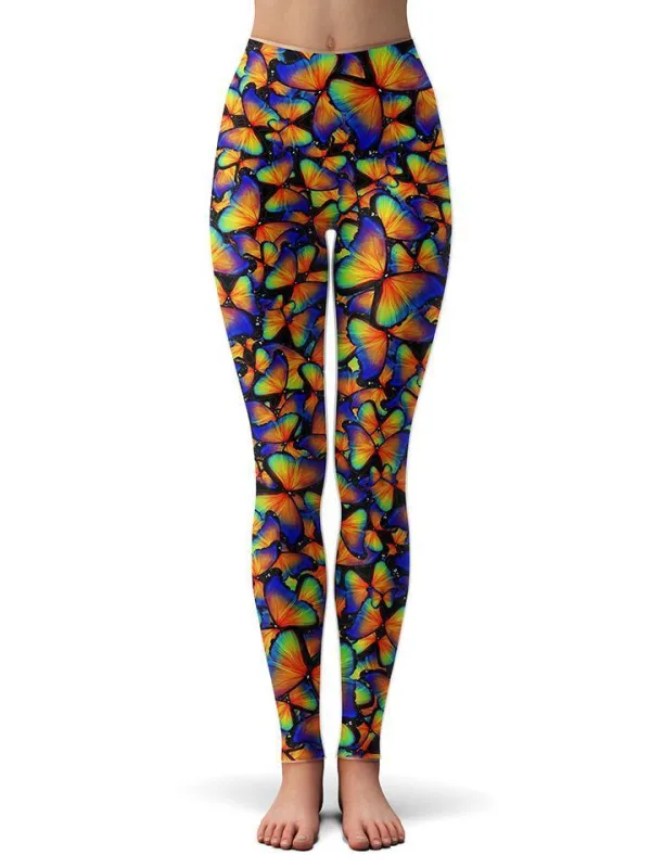 Rainbow Fly Leggings sold by iEDM