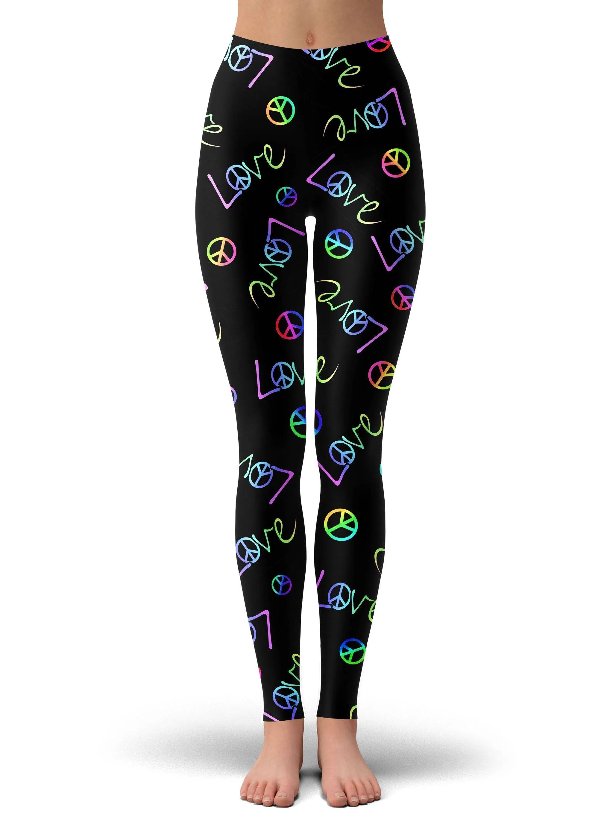 Peace and Love Leggings sold by iEDM
