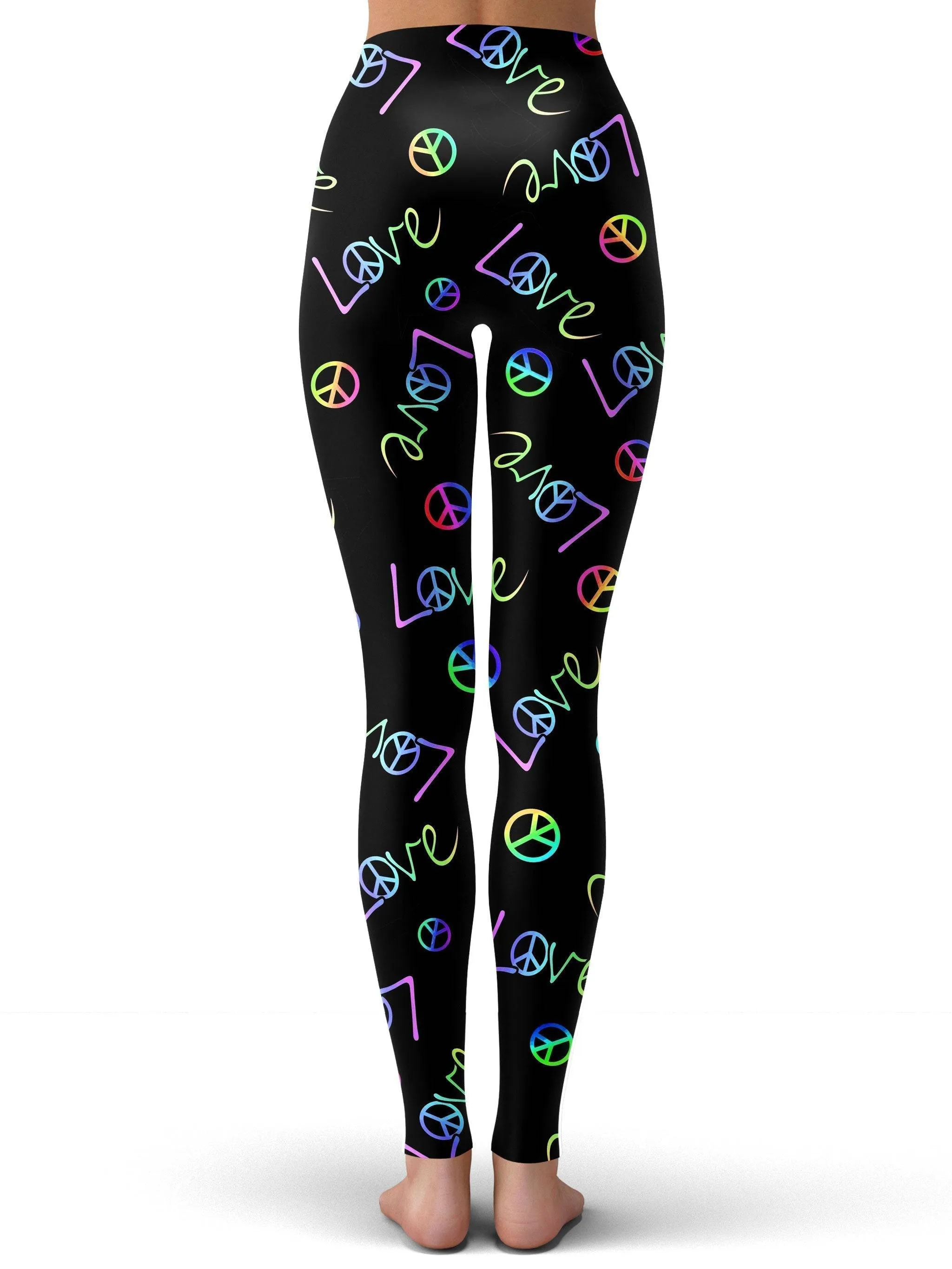 Peace and Love Leggings sold by iEDM product image thumbnail 3