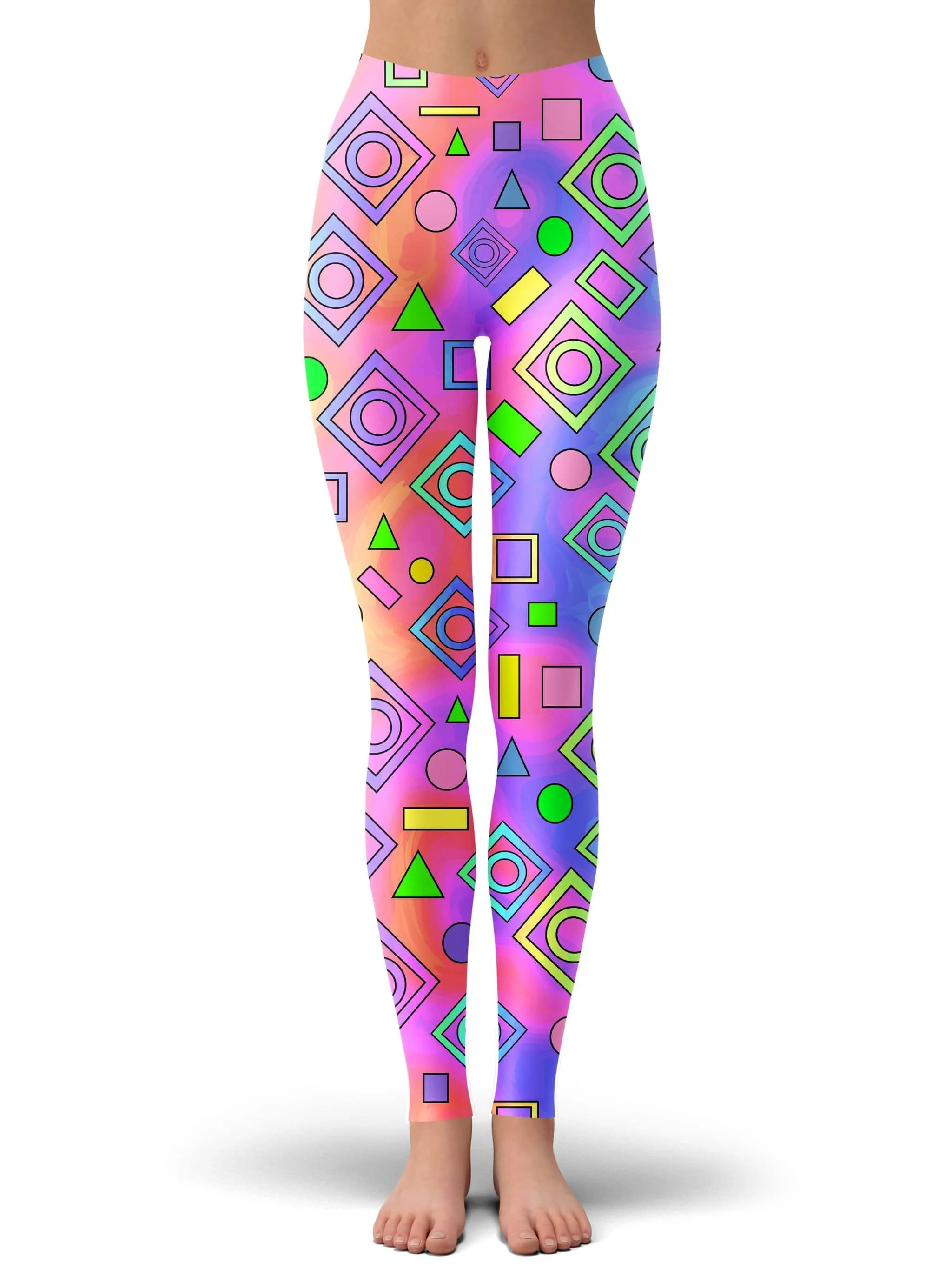 Free Spirit Geometric Leggings sold by iEDM