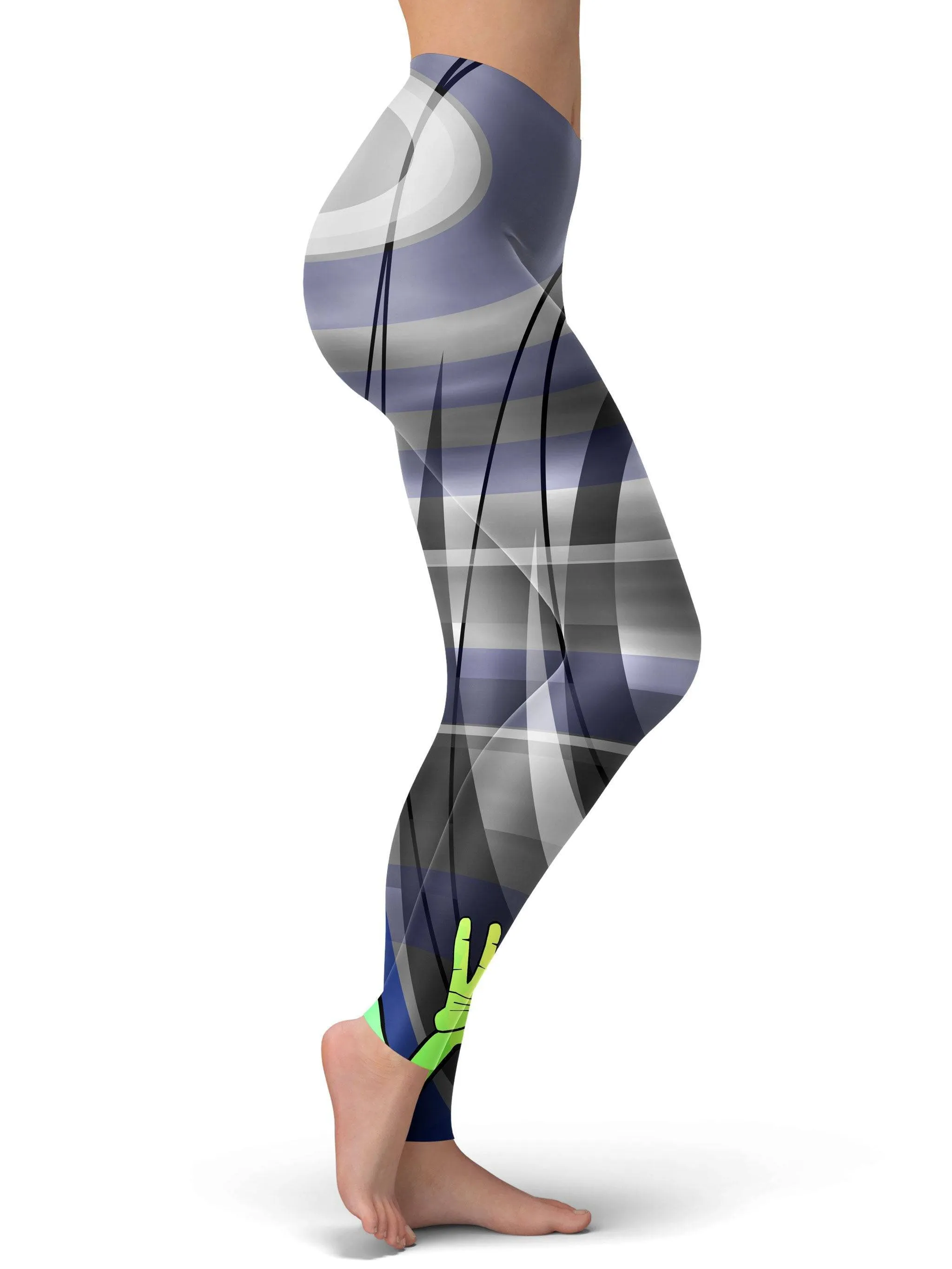 Alien Arrival Leggings sold by iEDM product image thumbnail 2