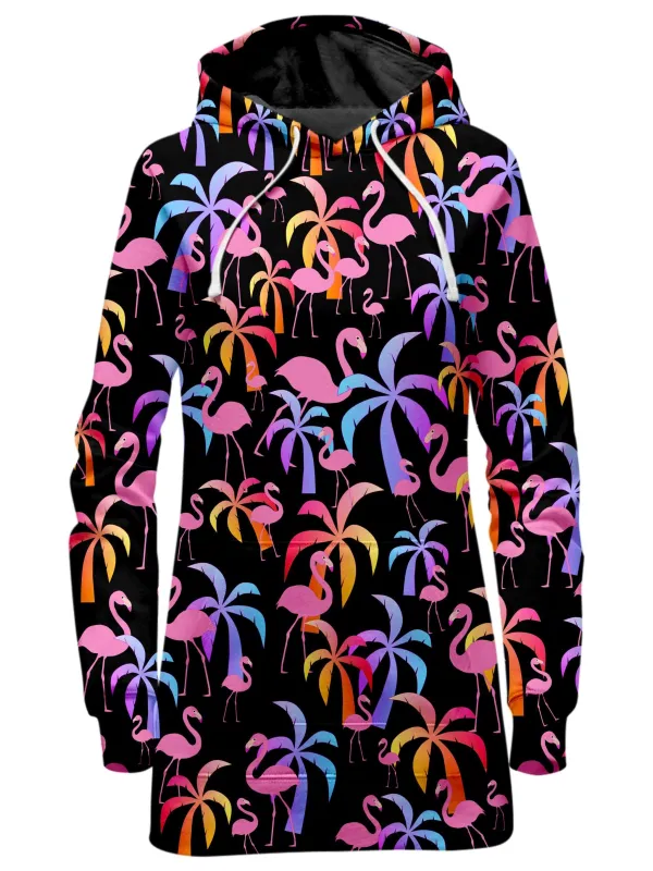 Tropical Palm Trees Hoodie Dress sold by iEDM