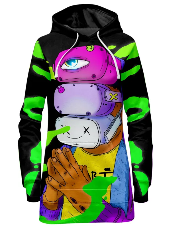 Virtual Reality Hoodie Dress sold by iEDM