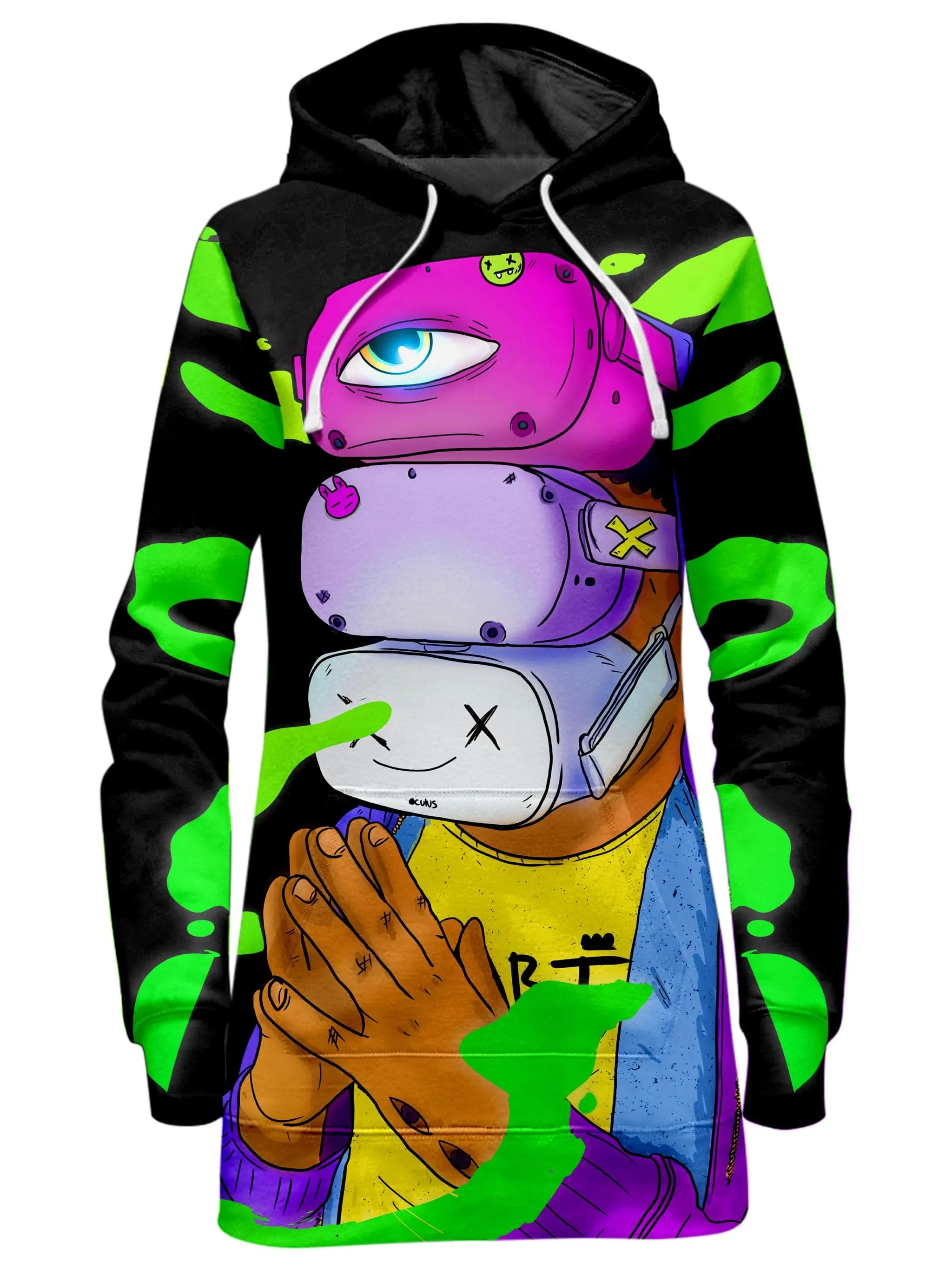 Virtual Reality Hoodie Dress sold by iEDM