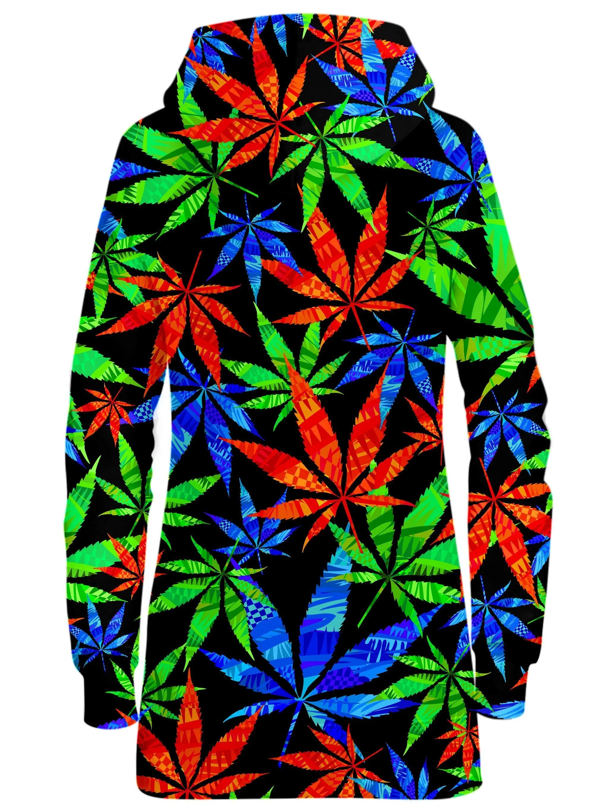Weed Hoodie Dress sold by iEDM product image thumbnail 2