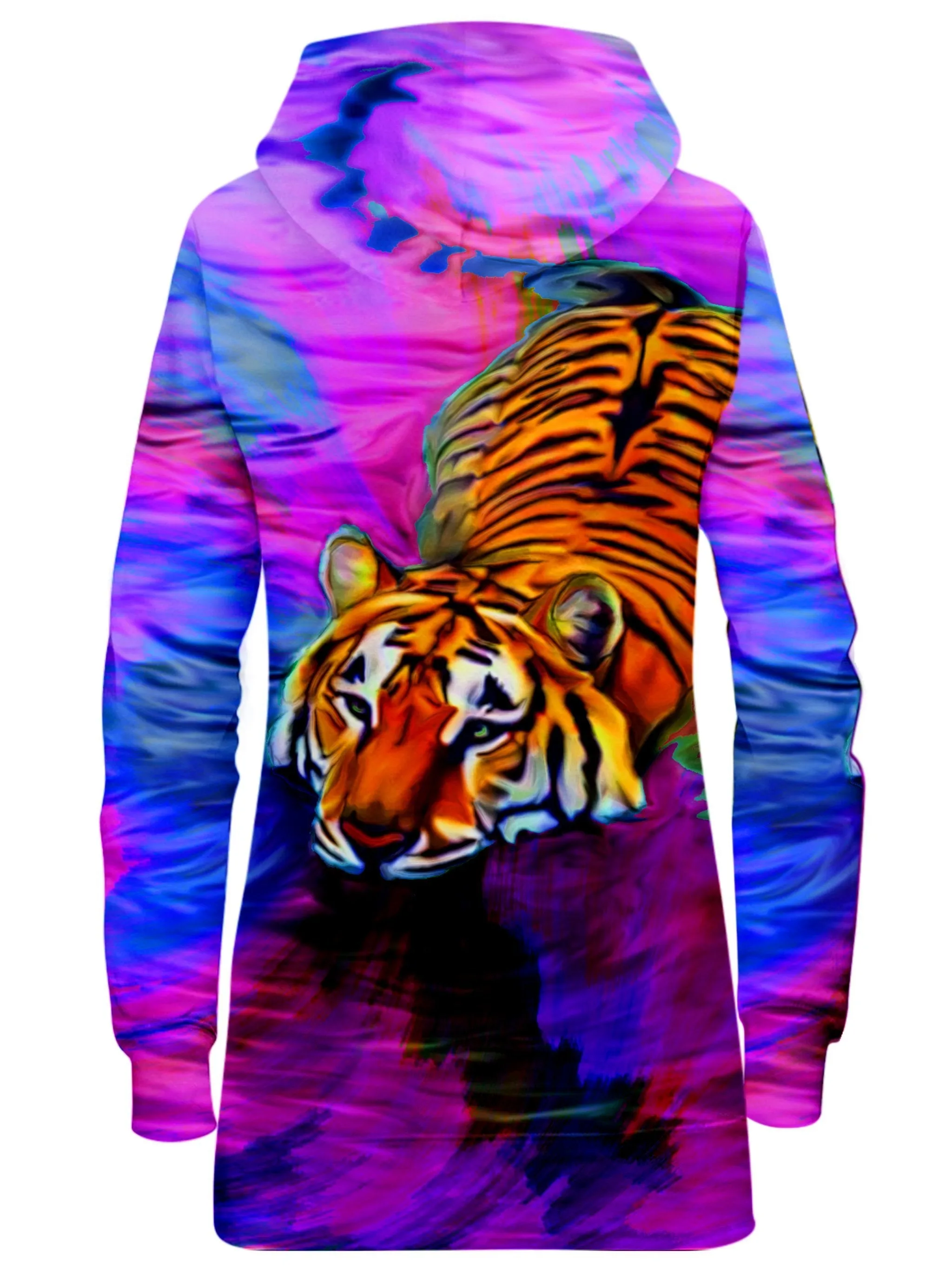 Water Tiger Hoodie Dress sold by iEDM product image thumbnail 2