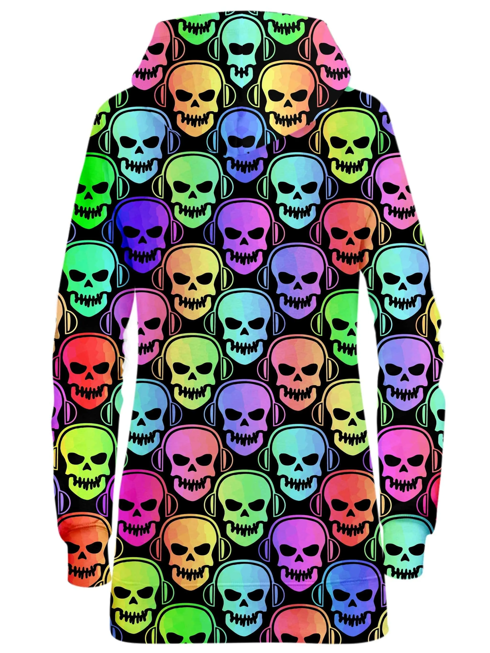 Skull Deejays Hoodie Dress sold by iEDM product image thumbnail 2