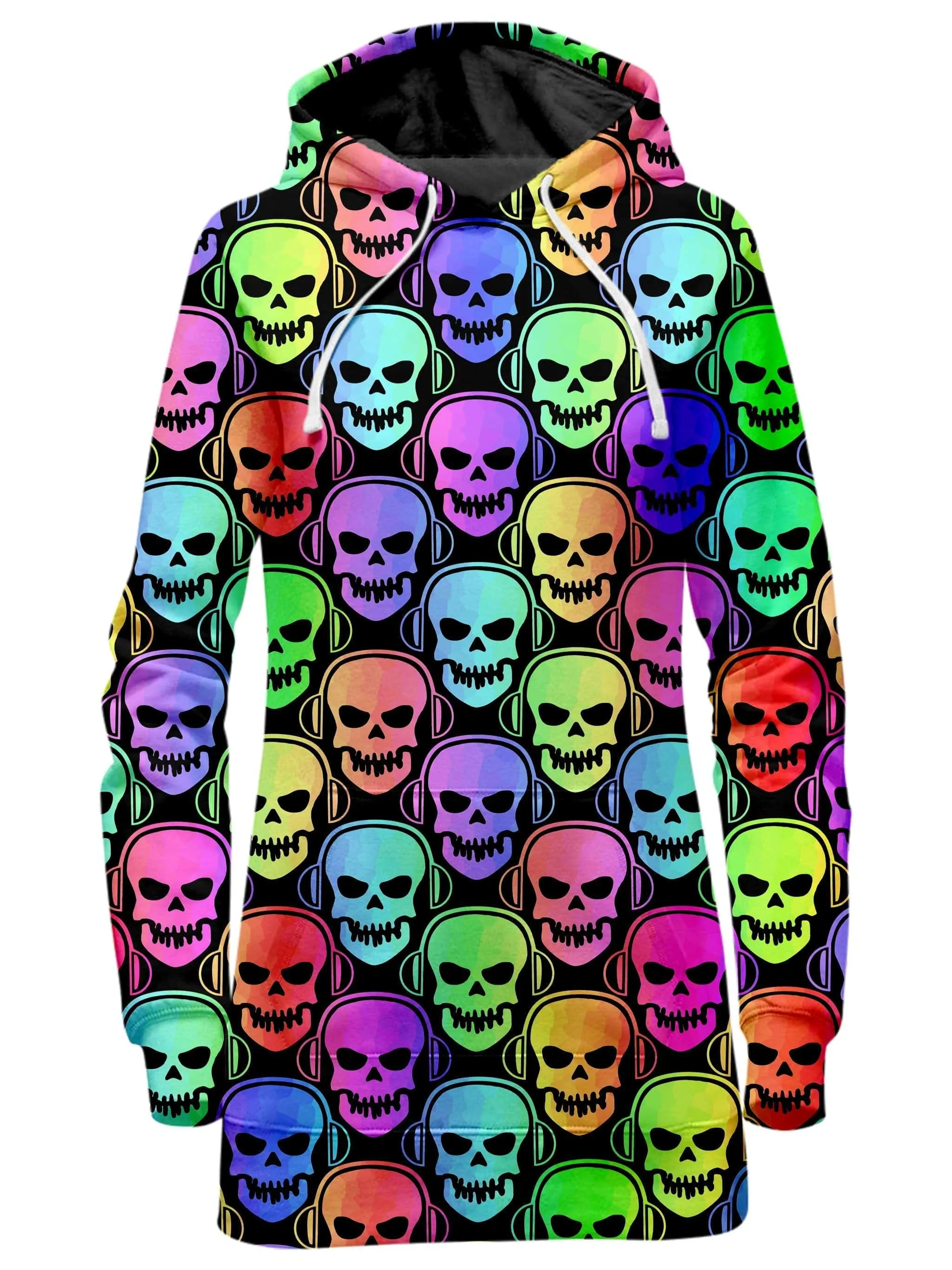 Skull Deejays Hoodie Dress sold by iEDM