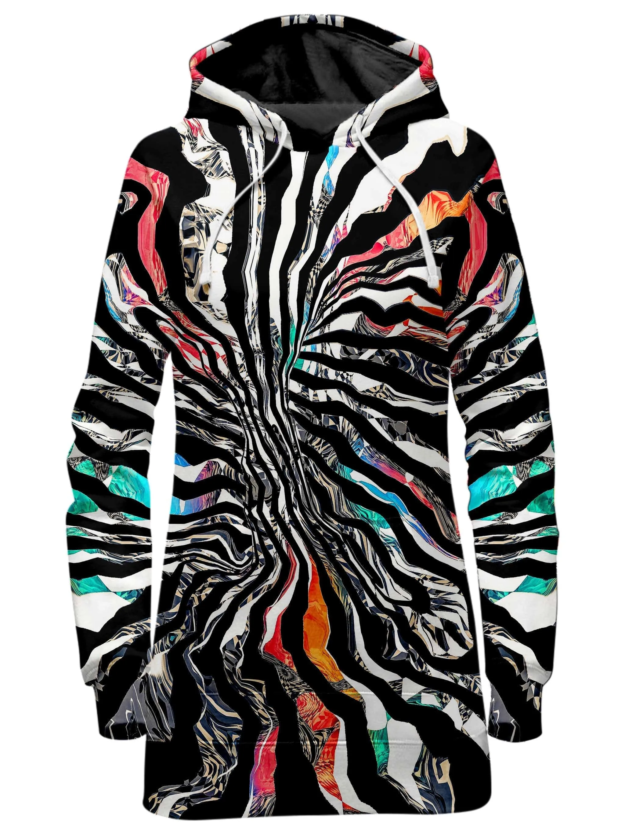 Stripped Chaos Hoodie Dress sold by iEDM