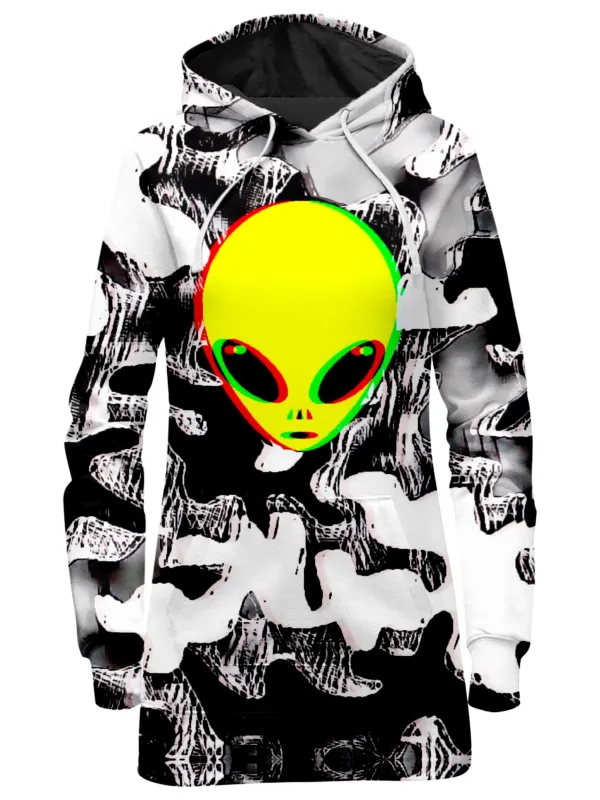 Trippy Alien Hoodie Dress made by iEDM
