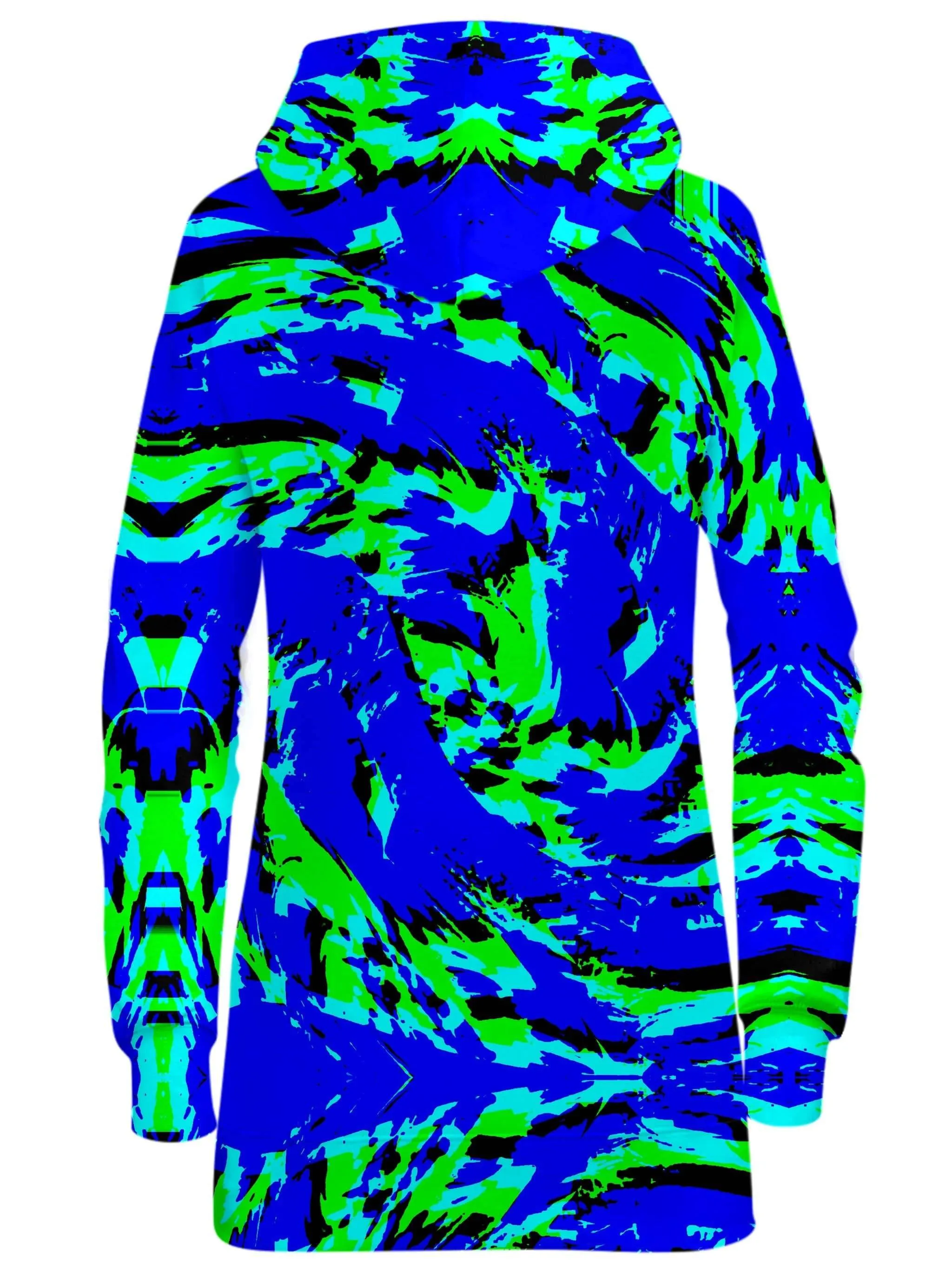 Sea Splatter Rave Graffiti Hoodie Dress sold by iEDM product image thumbnail 2