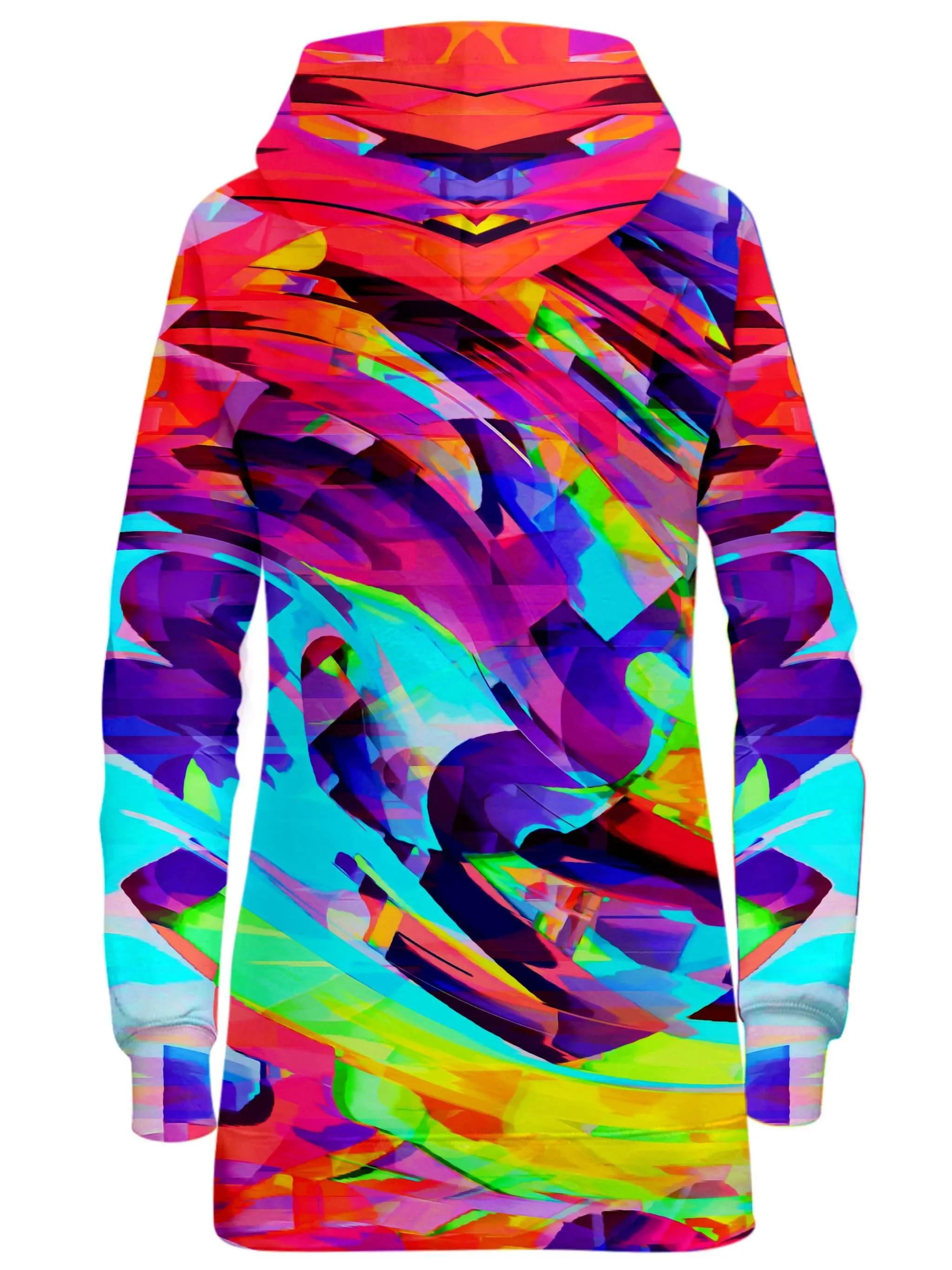 Rainbow Graffiti Explosion Hoodie Dress sold by iEDM product image thumbnail 2