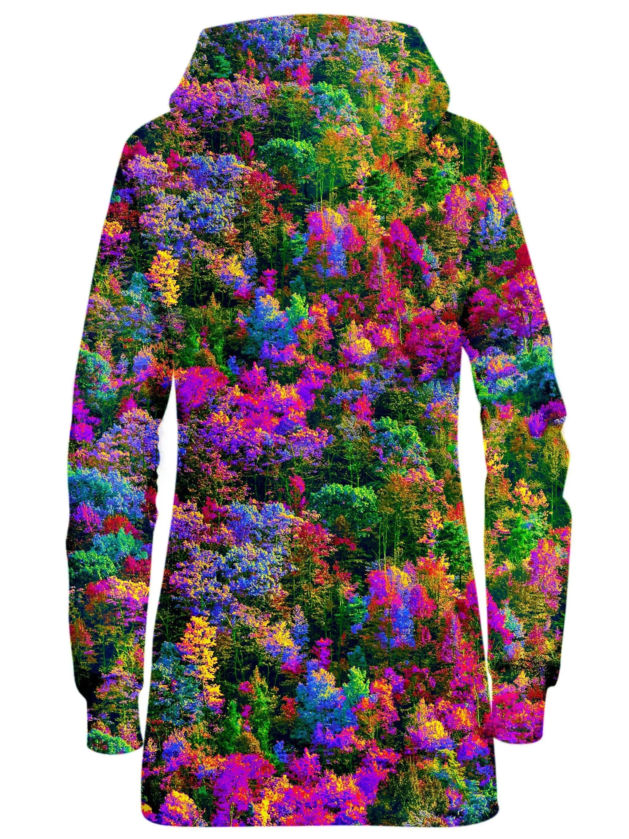 Psychedelic Forest Hoodie Dress sold by iEDM product image thumbnail 2