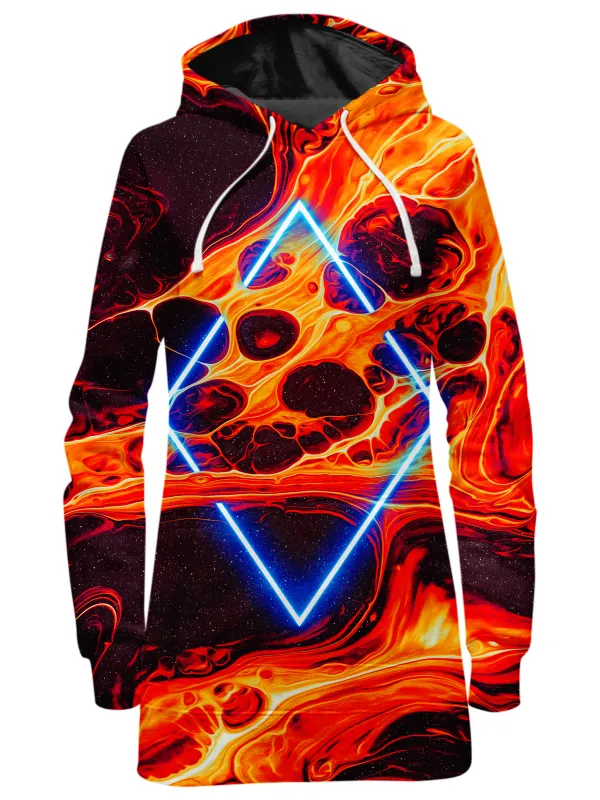 Portal Home Orange Hoodie Dress sold by iEDM