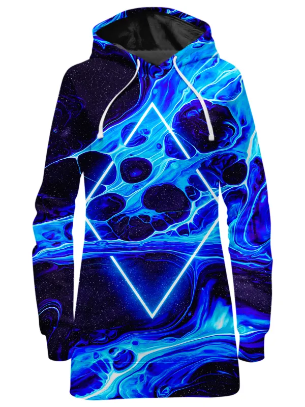 Portal Home Blue Hoodie Dress sold by iEDM