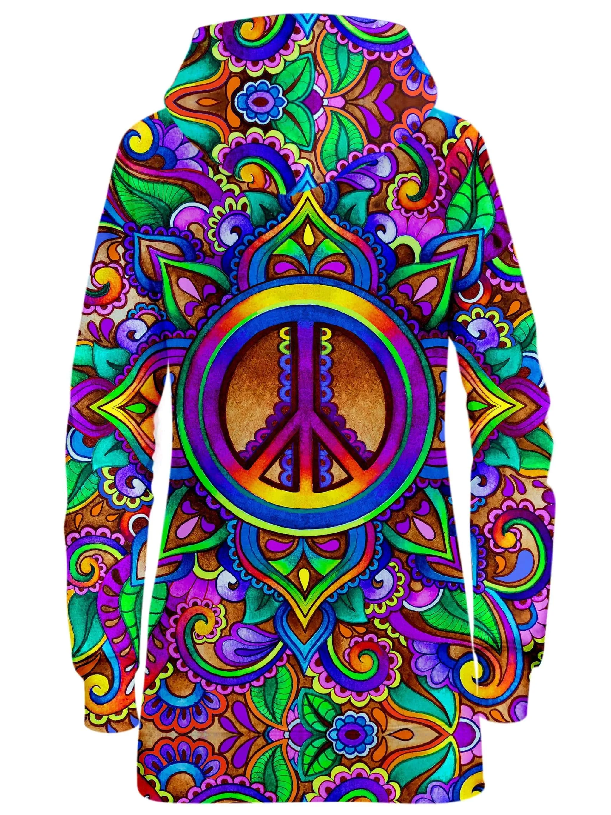 Peace Stock Hoodie Dress sold by iEDM product image thumbnail 2