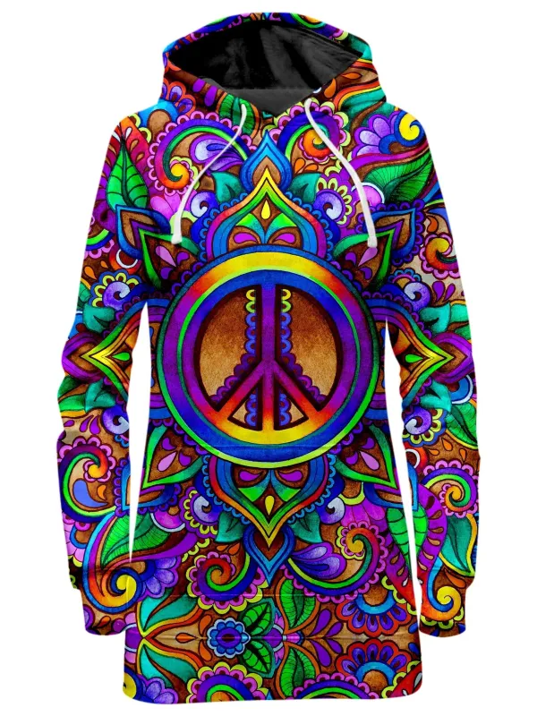 Peace Stock Hoodie Dress sold by iEDM