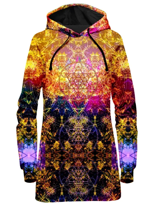 Pineal Metatron Hoodie Dress sold by iEDM