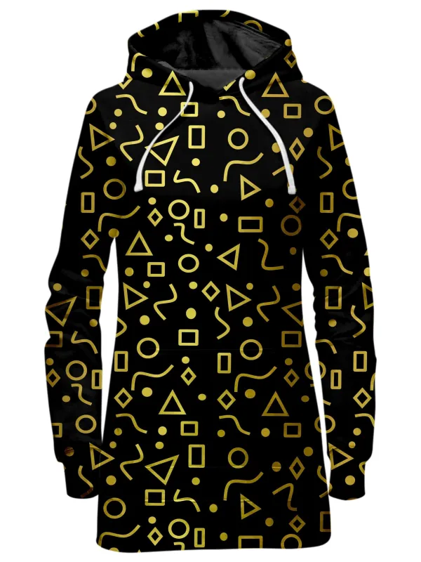 Mod Gold Shapes Hoodie Dress sold by iEDM