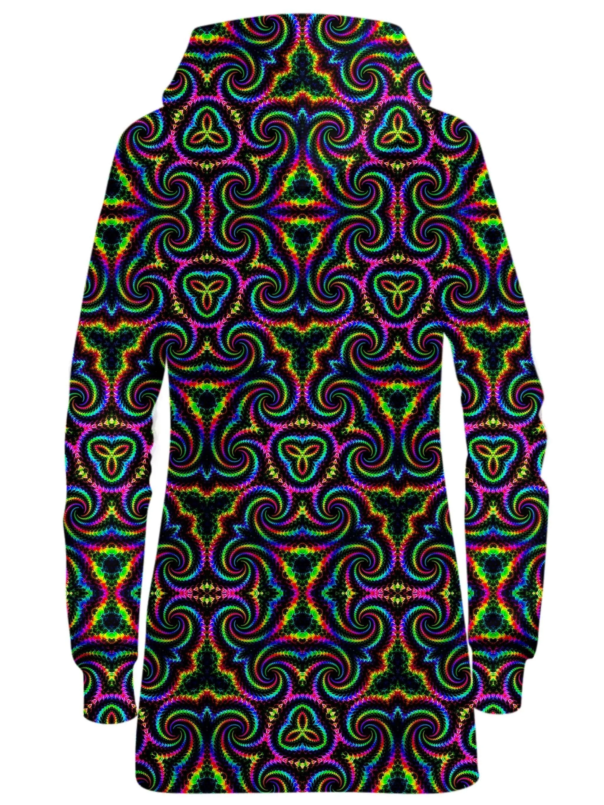 Kaleidoscope Flow Hoodie Dress sold by iEDM product image thumbnail 2