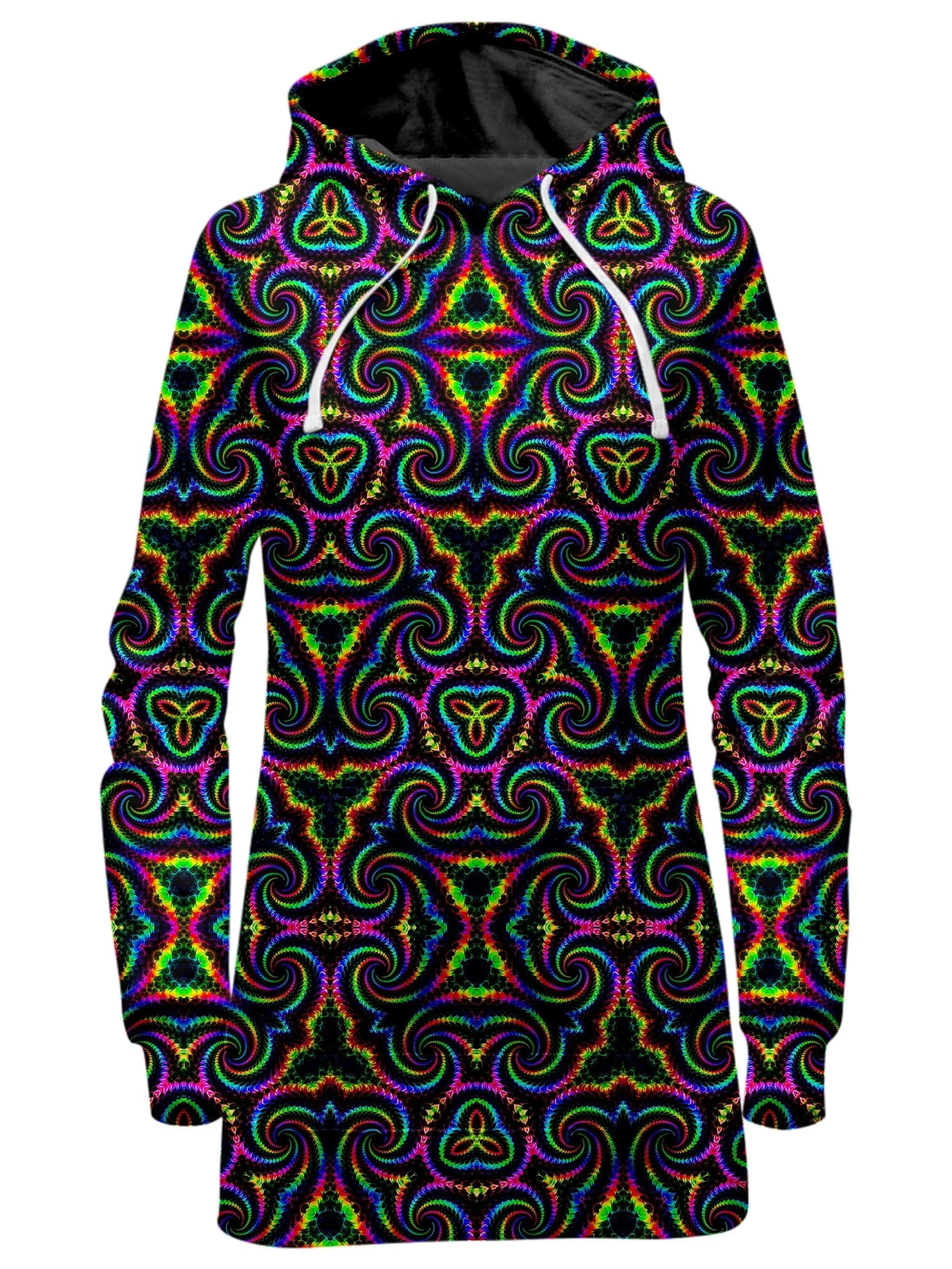 Kaleidoscope Flow Hoodie Dress sold by iEDM