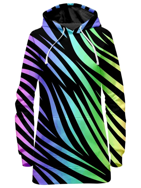 Jungle Rainbow Hoodie Dress sold by iEDM