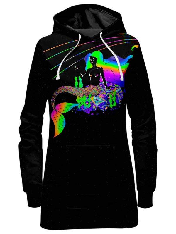 Neon Mermaid Hoodie Dress sold by iEDM