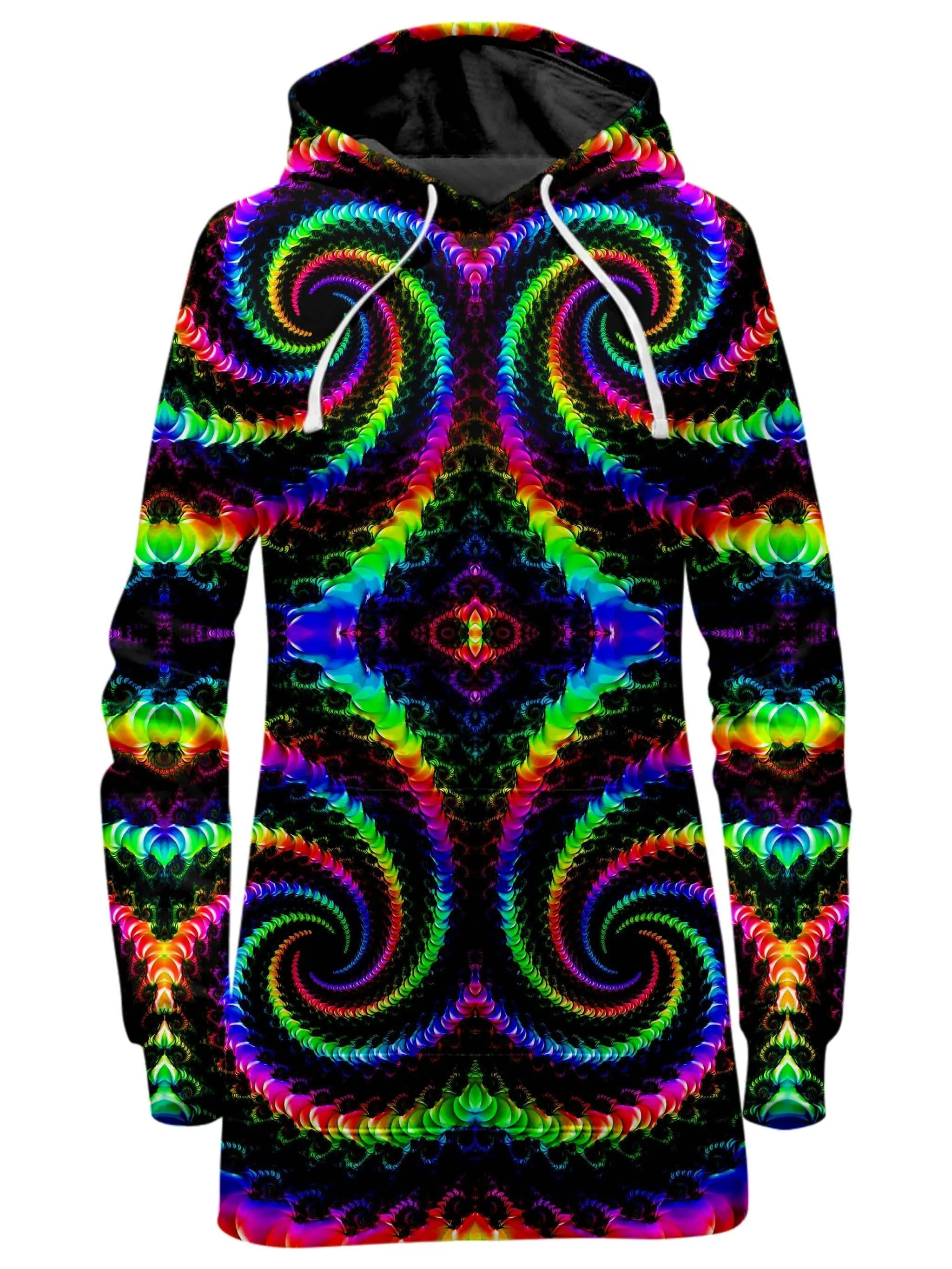 Fractaled Vision Hoodie Dress sold by iEDM