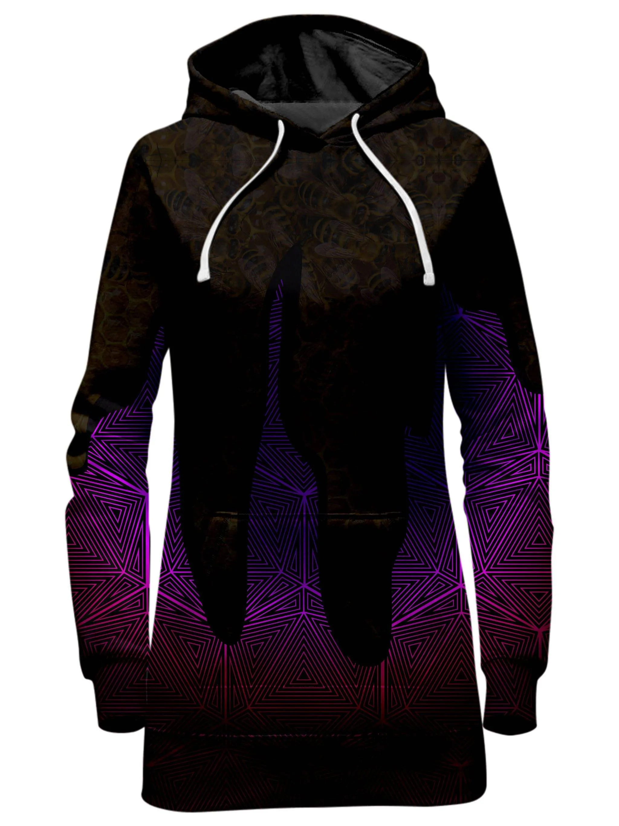 Hallucinations Honey Hoodie Dress sold by iEDM product image thumbnail 4