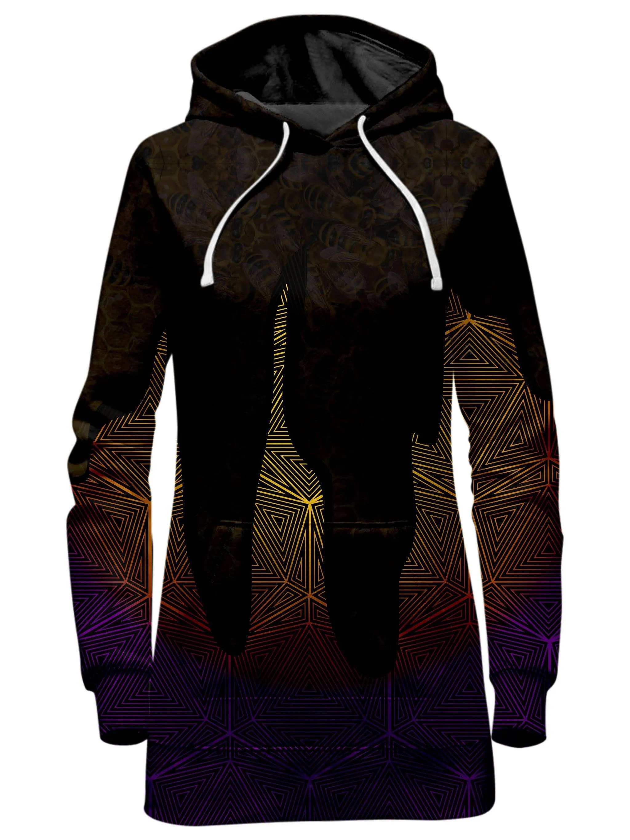Hallucinations Honey Hoodie Dress sold by iEDM product image thumbnail 3