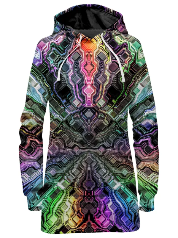 Holographic Storm Hoodie Dress sold by iEDM