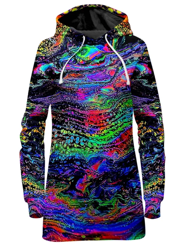 Galactic Drip Hoodie Dress sold by iEDM