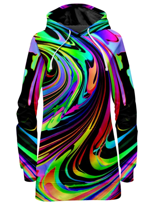 Cosmic Swirl Hoodie Dress sold by iEDM