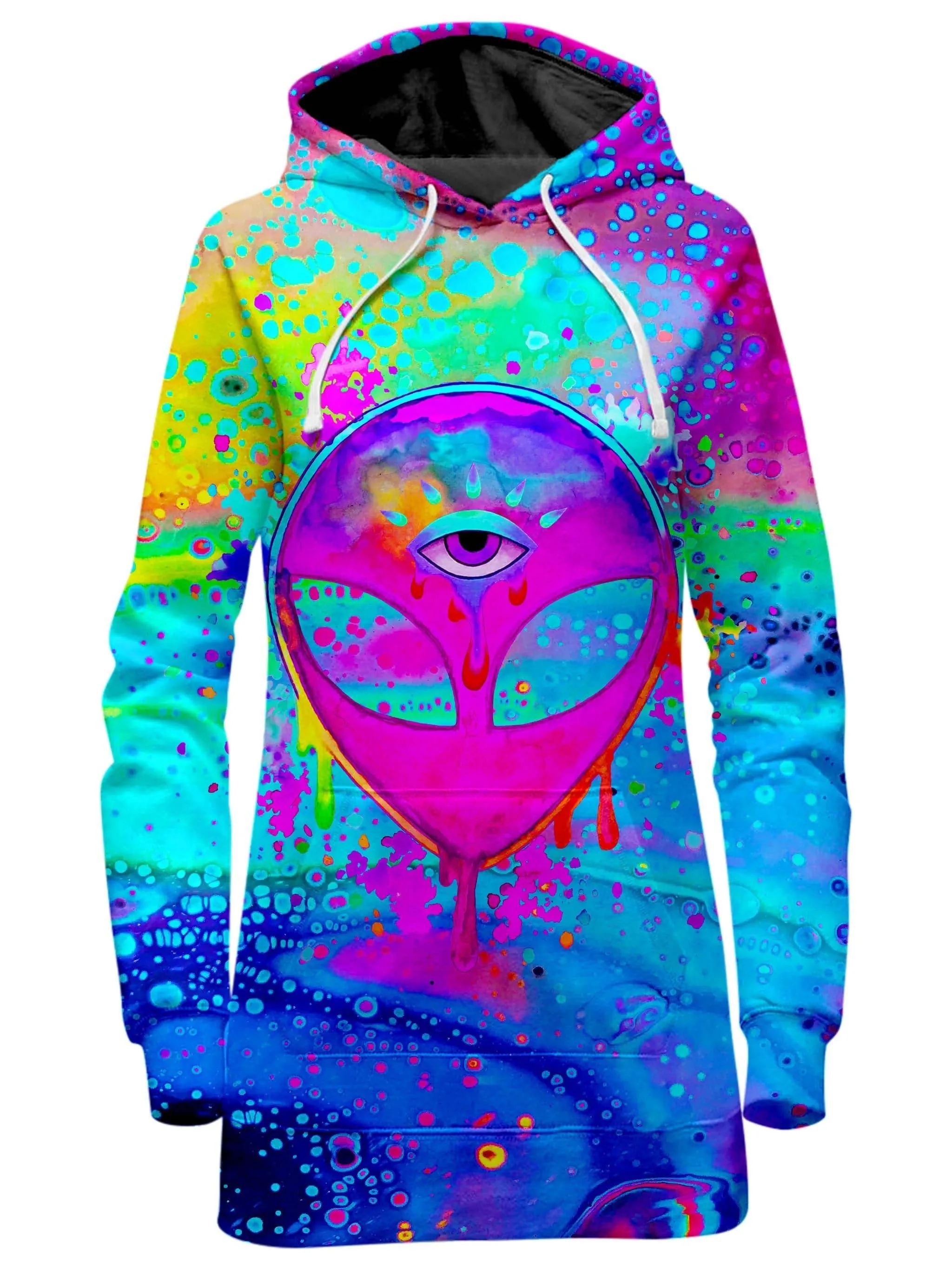 Alien Melt Pink Hoodie Dress sold by iEDM