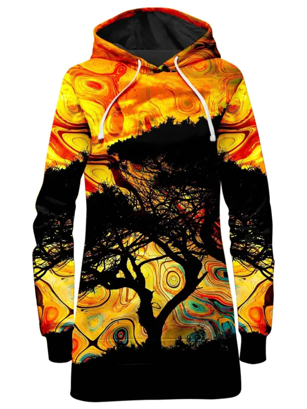 African Sun Hoodie Dress sold by iEDM
