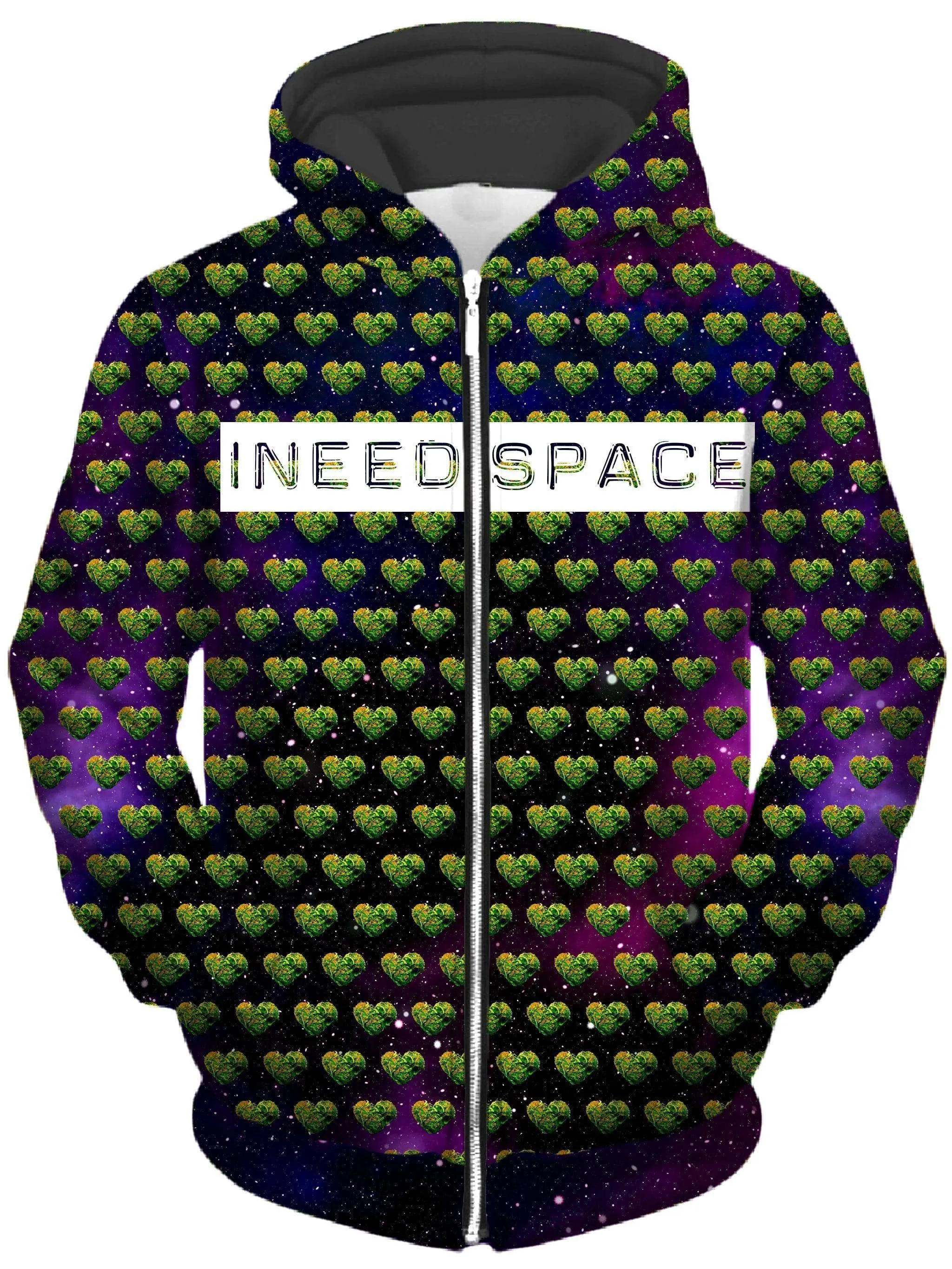 I Need Space Unisex Zip-Up Hoodie sold by iEDM