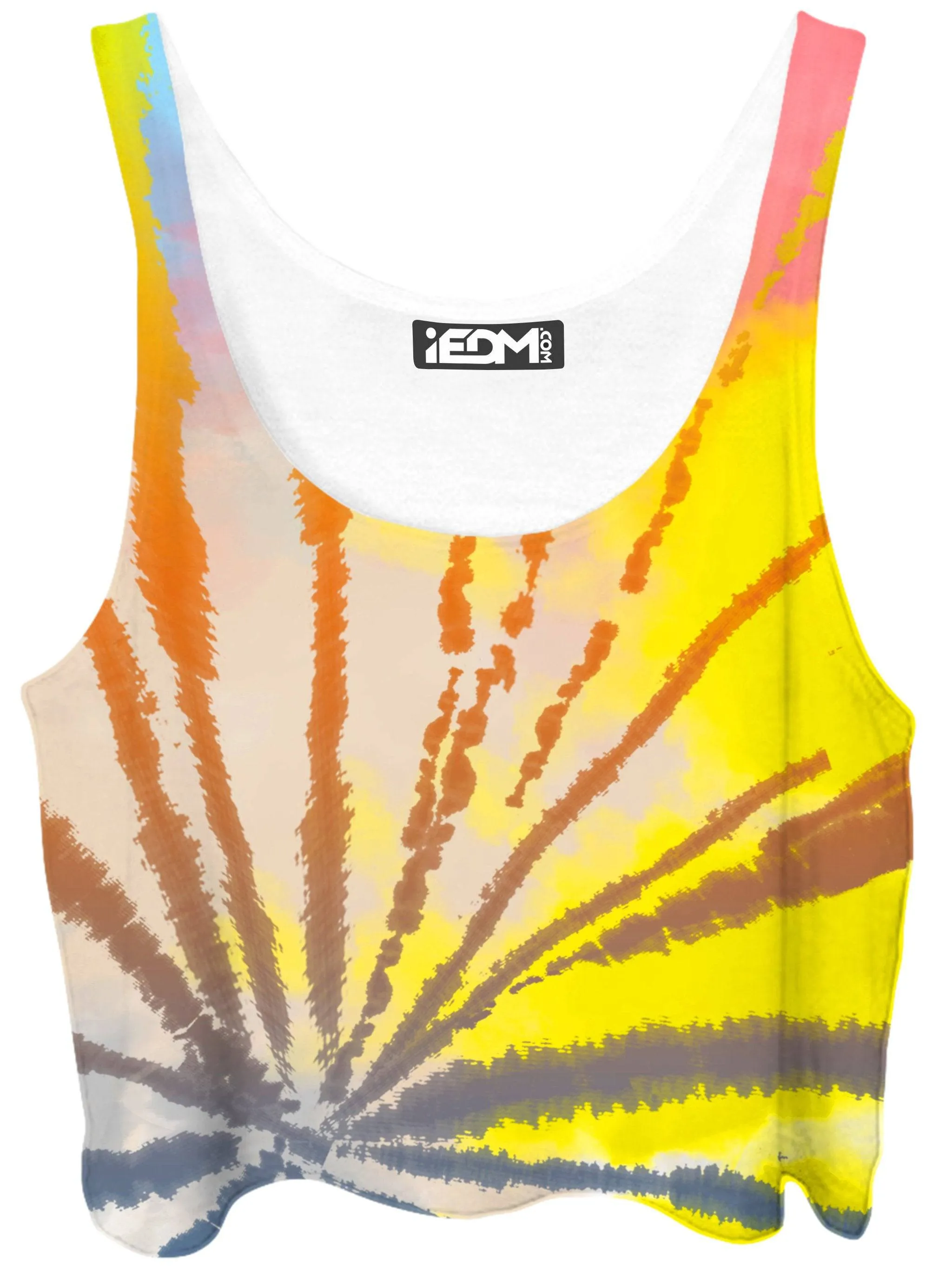 Sunrise Tie Dye Crop Top sold by iEDM