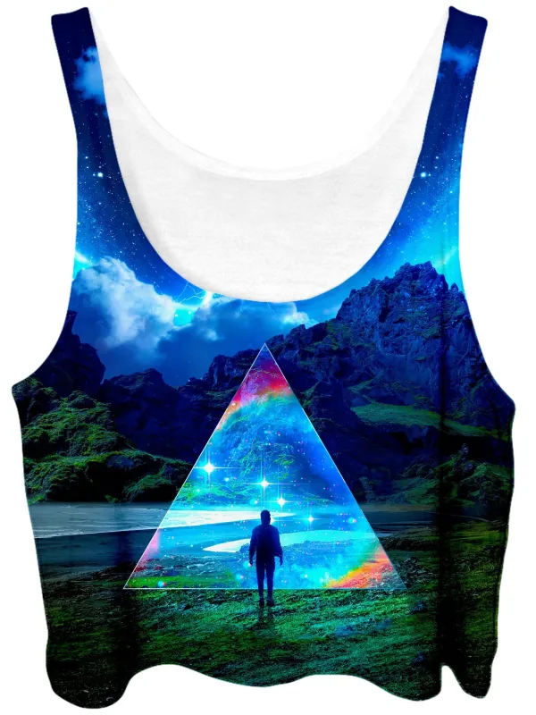 Rainbow Triangle Crop Top sold by iEDM