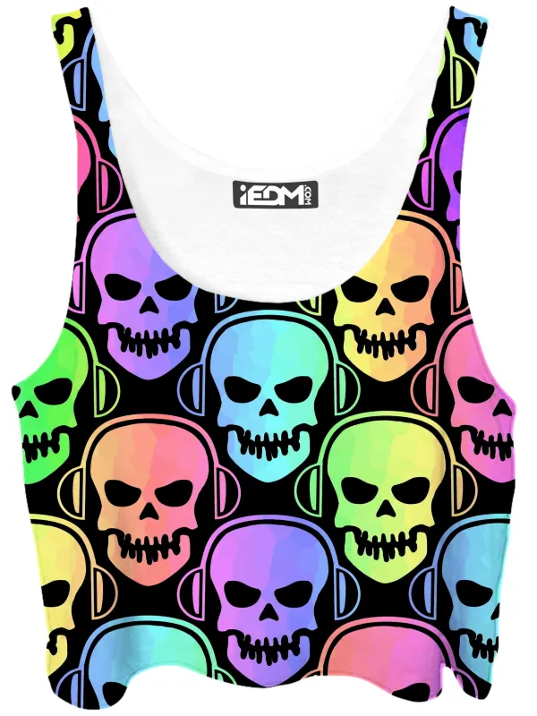 Skull Deejays Crop Top sold by iEDM