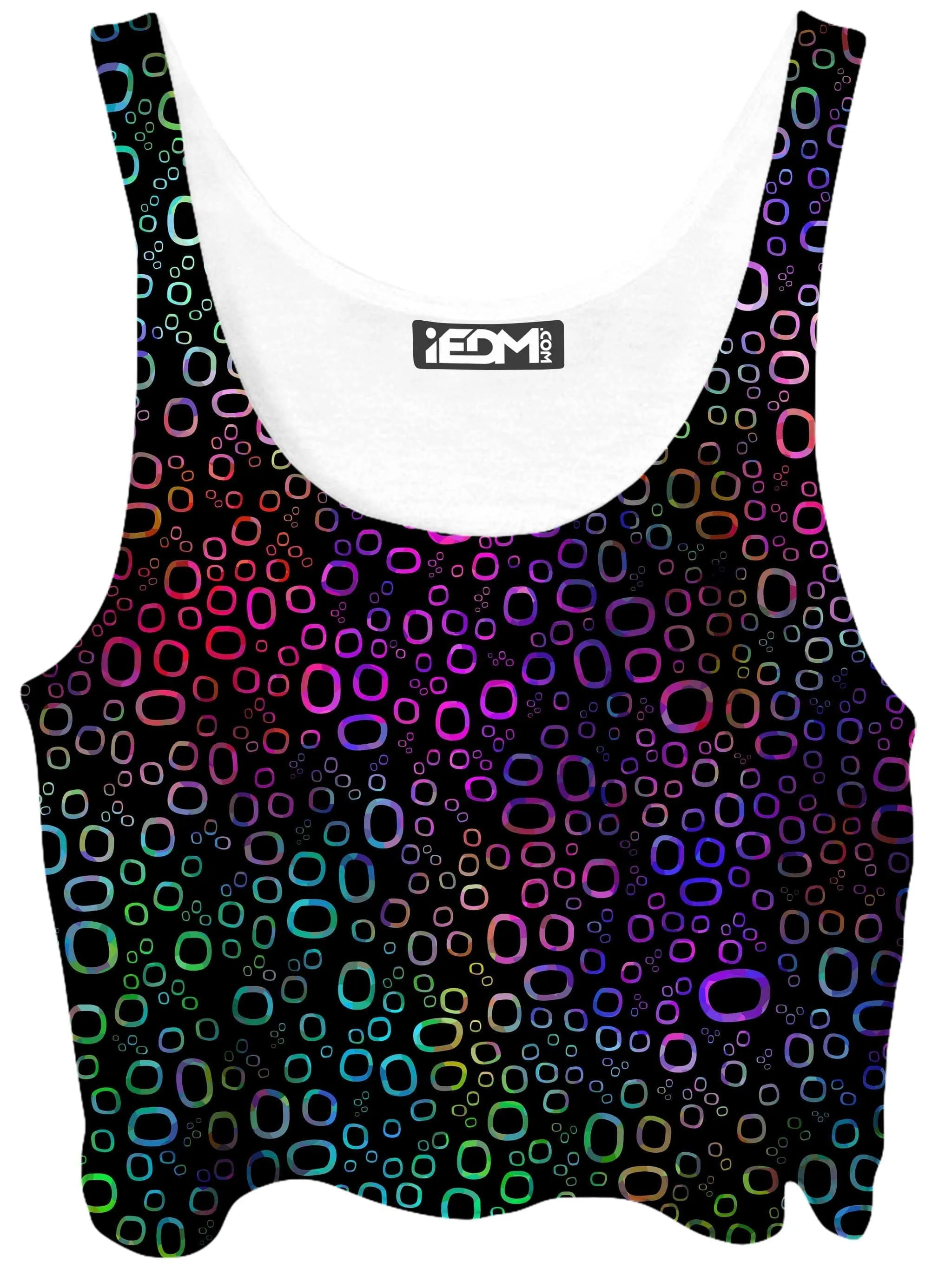 Trippy Color Journey Crop Top sold by iEDM