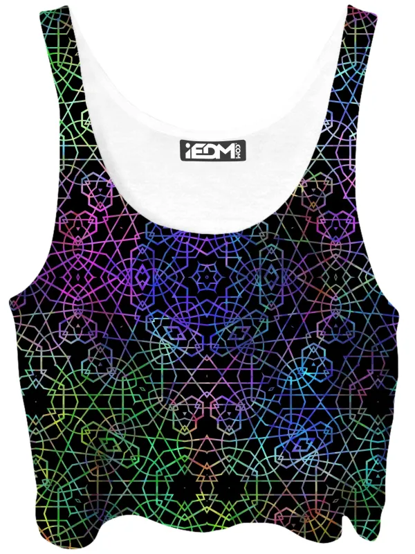 Symmetrical Color Journey Crop Top sold by iEDM