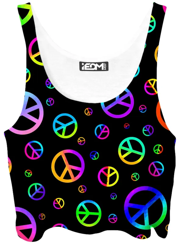 Signs of Peace Crop Top sold by iEDM