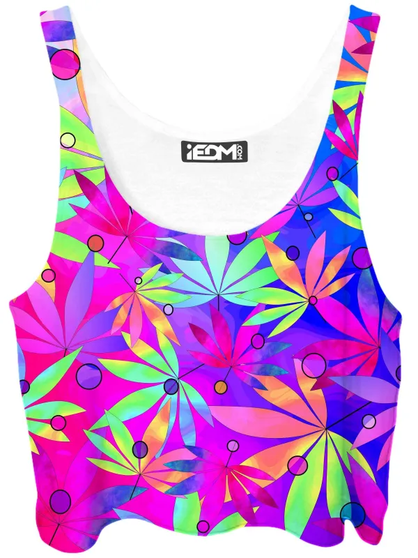 Whimsical Weed Crop Top sold by iEDM
