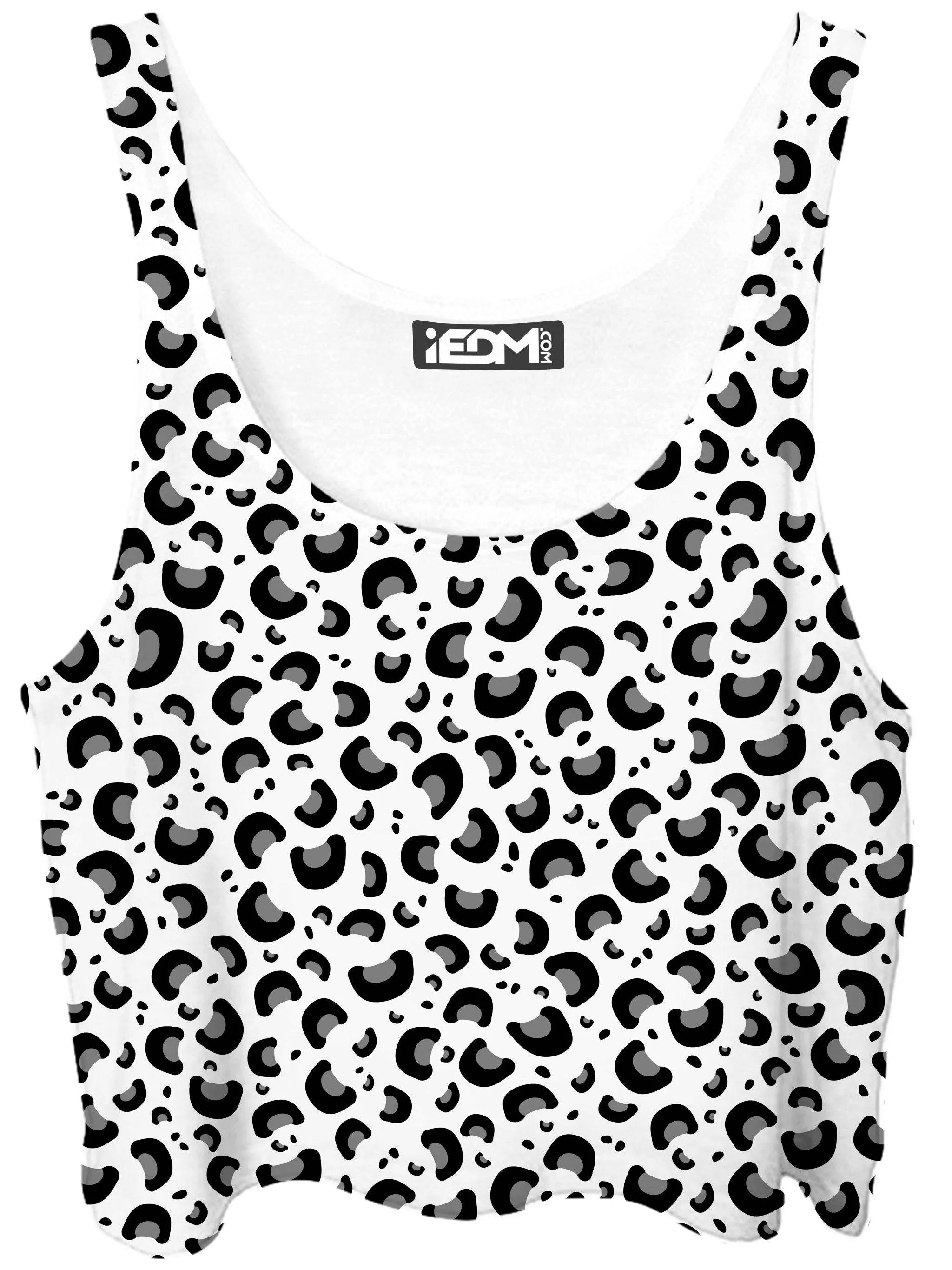 Snow Leopard Print Crop Top sold by iEDM