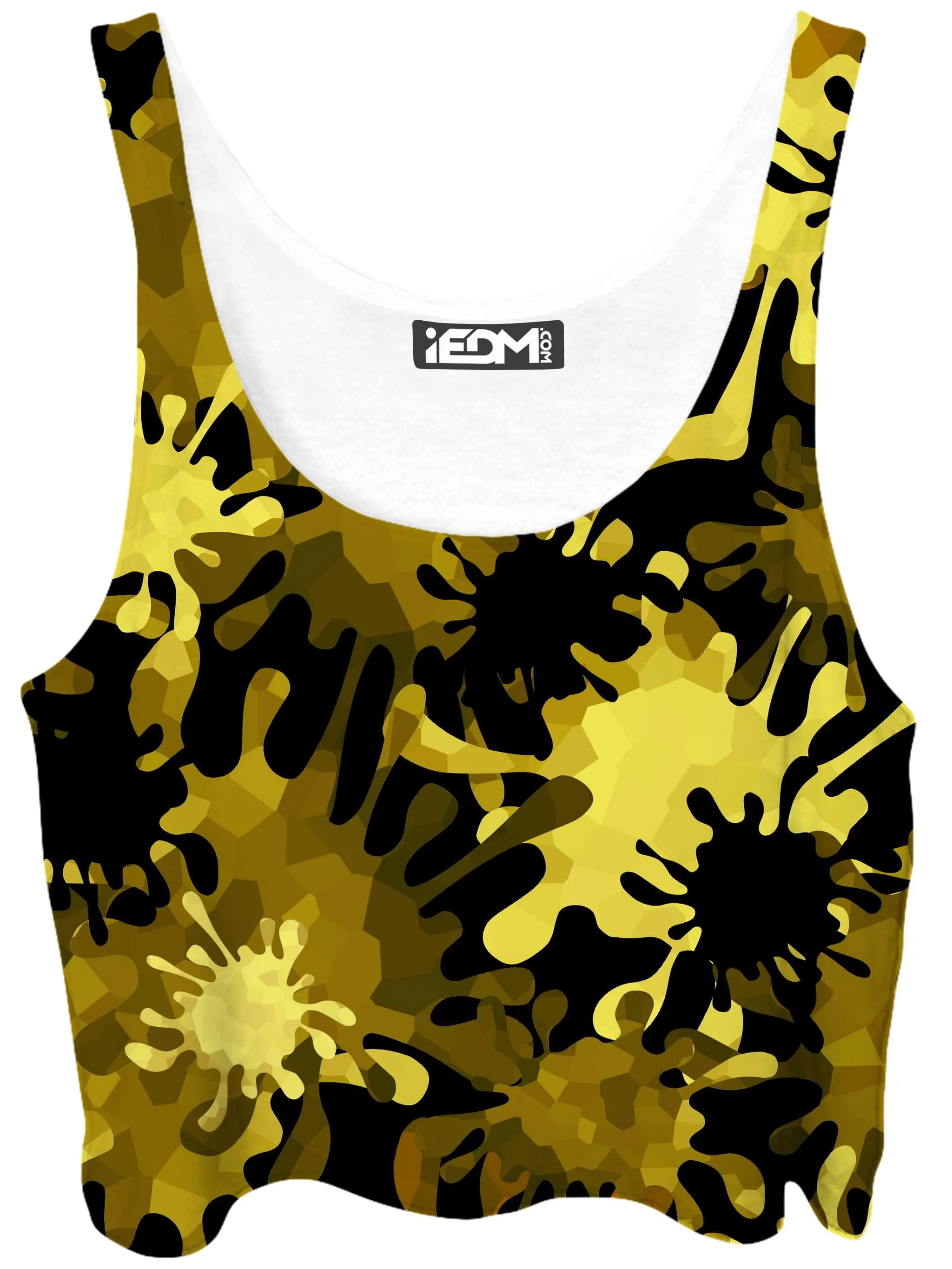 Gold Splatter Crop Top sold by iEDM